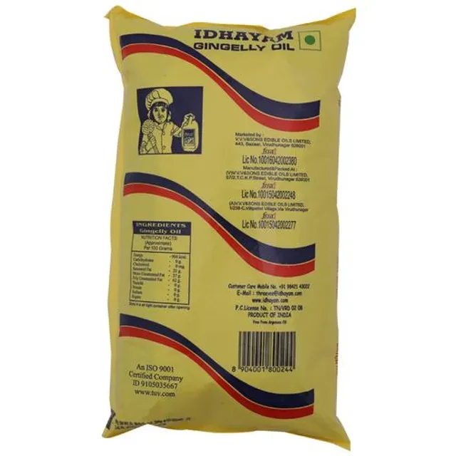 Idhayam Oil - Gingelly, 1 L Pouch-2.webp